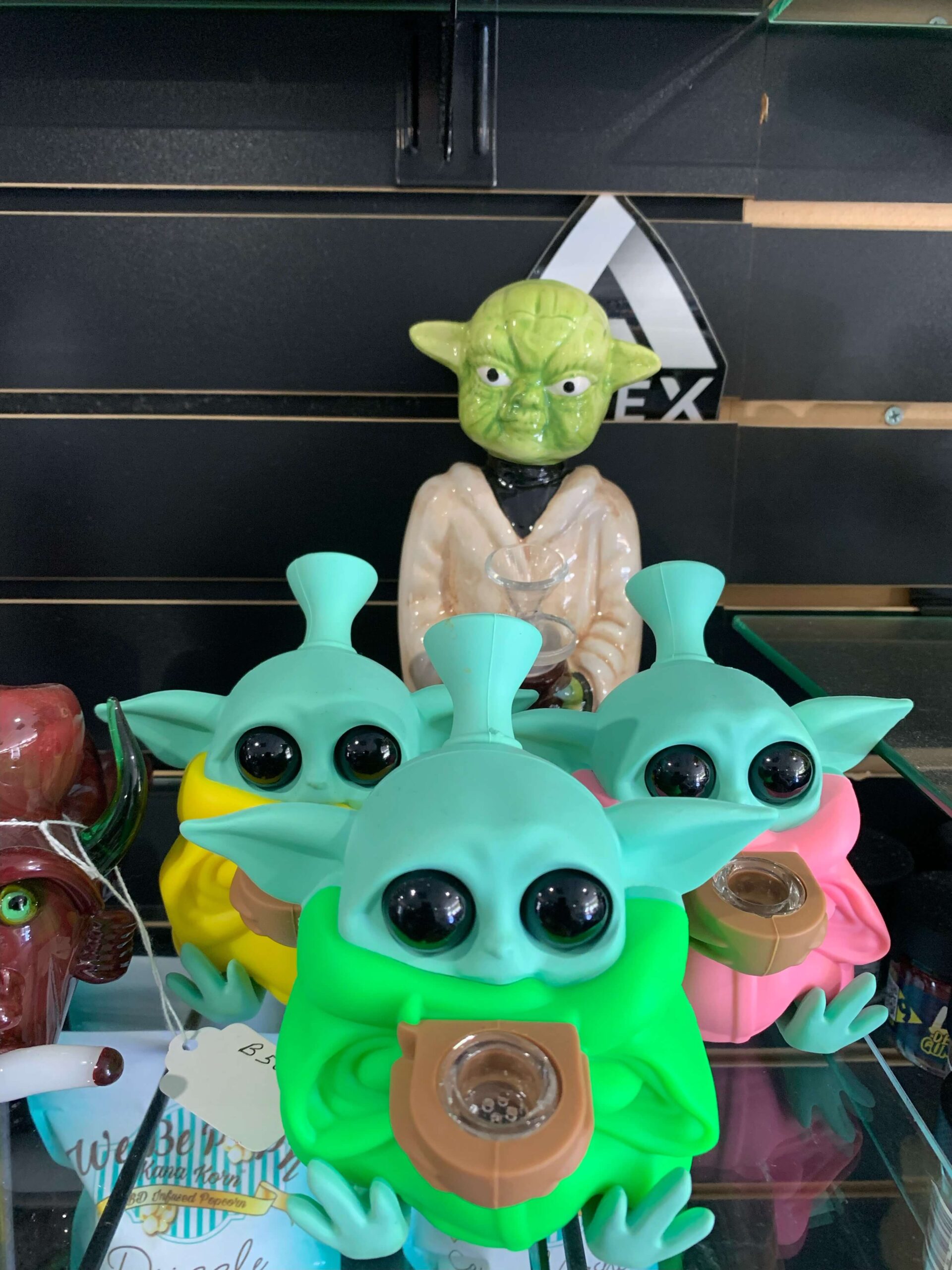 Yoda Glass Art